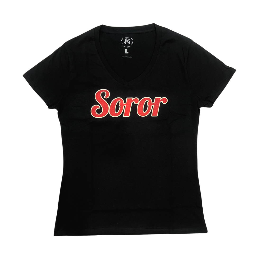Delta Sigma Theta Black Soror V-Neck