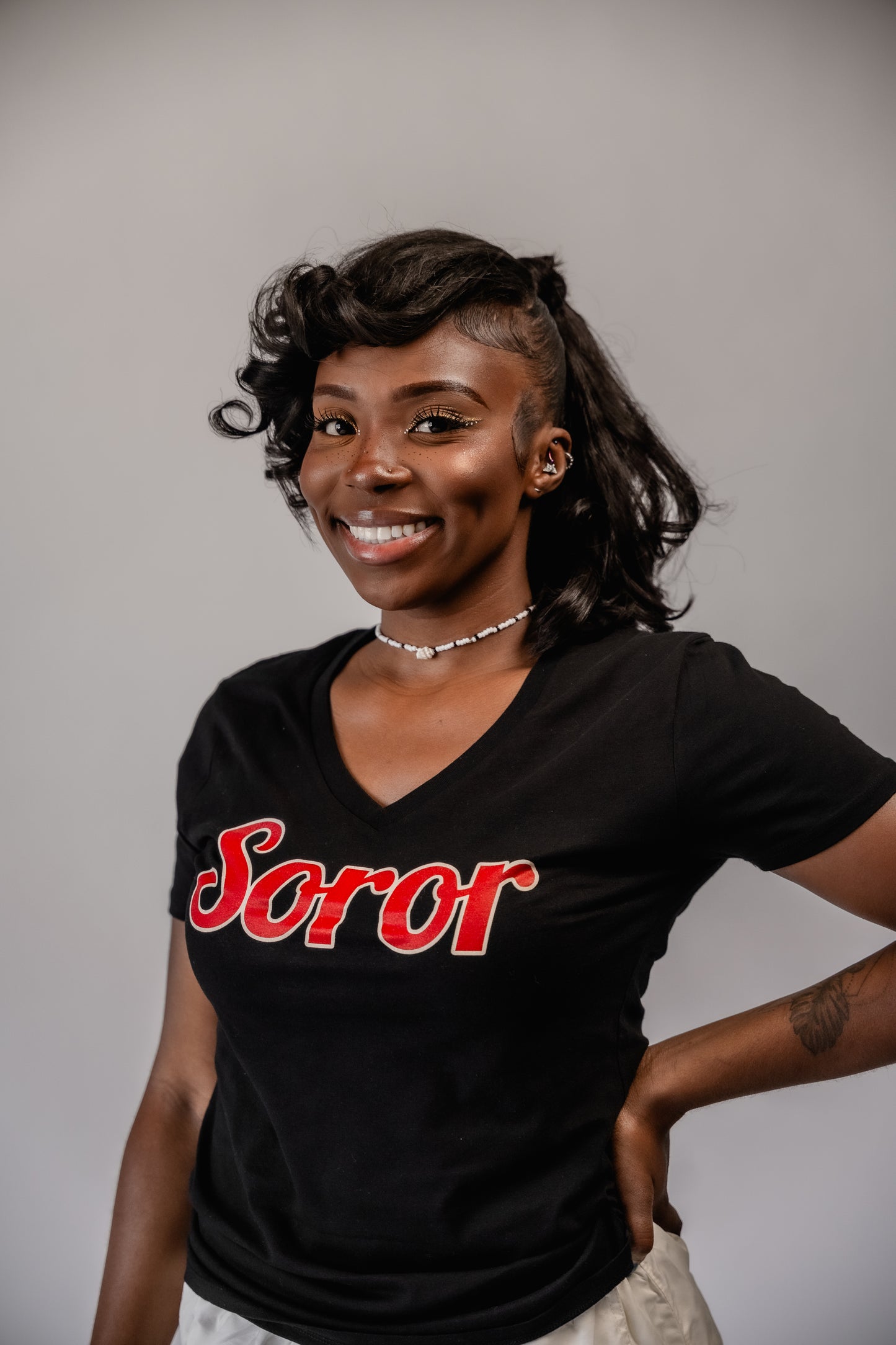 Delta Sigma Theta Black Soror V-Neck