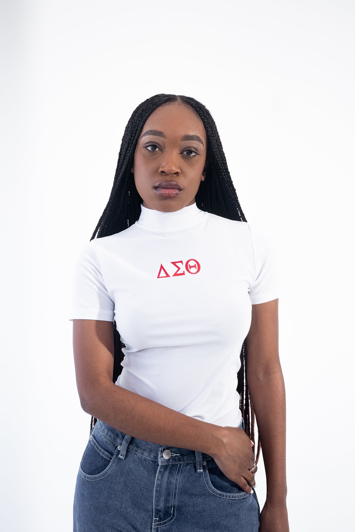 Delta Sigma Theta Mockneck Shirt