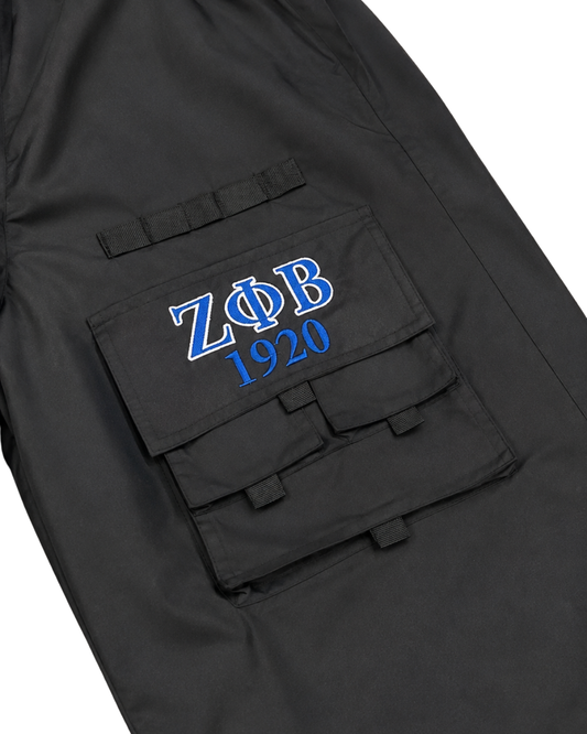 Zeta Phi Beta Cargo Parachute Pants