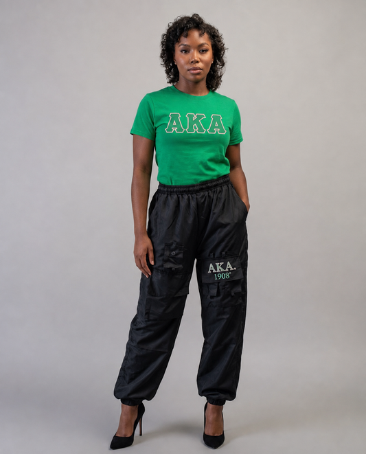 Alpha Kappa Alpha Cargo Parachute Pants