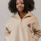 Delta Sigma Theta Quarter Zip Sweatshirt
