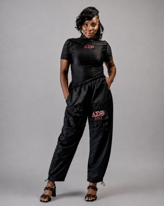 Delta Sigma Theta Cargo Parachute Pants