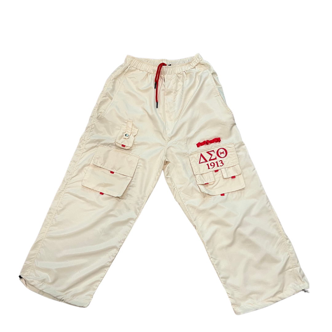 Delta Sigma Theta Cargo Parachute Pants