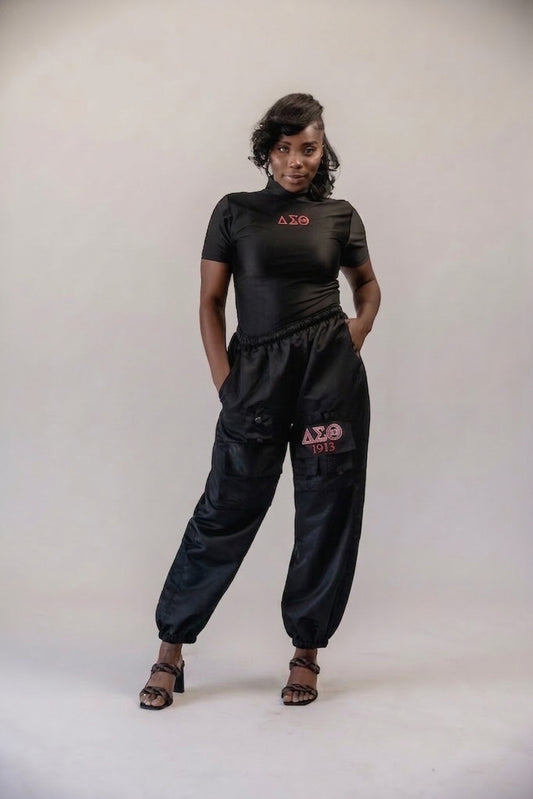Delta Sigma Theta Cargo Parachute Pants